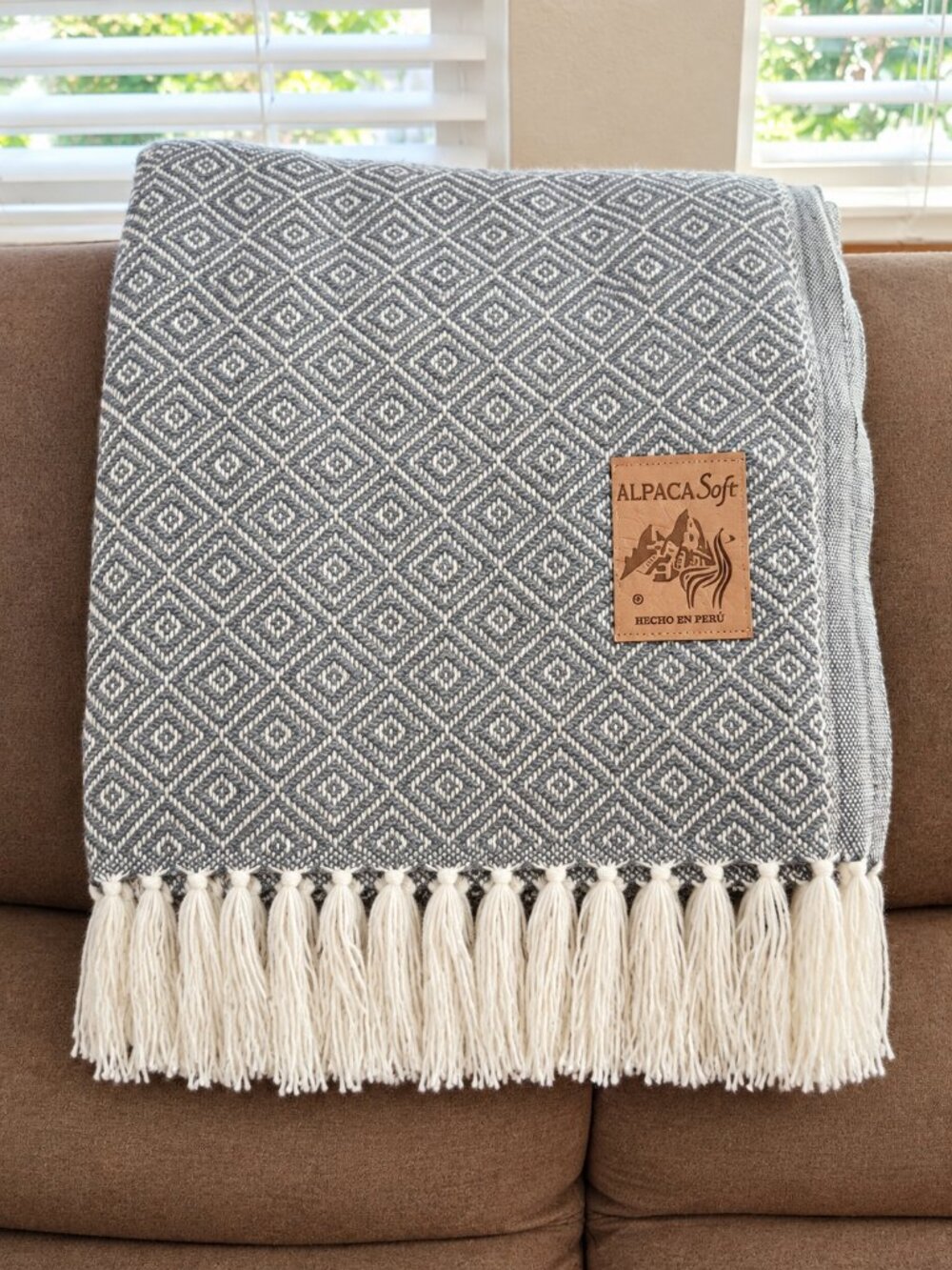 Peruvian Alpaca & Pima Cotton Blanket – 50% Alpaca / 50% Pima Cotton